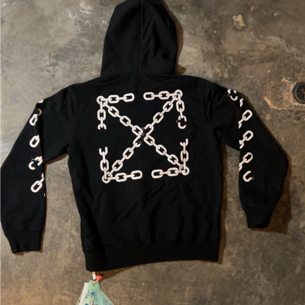 OFF-WHITE Chain Link Arrows Hoodie - XLarge - Picture 2 of 6